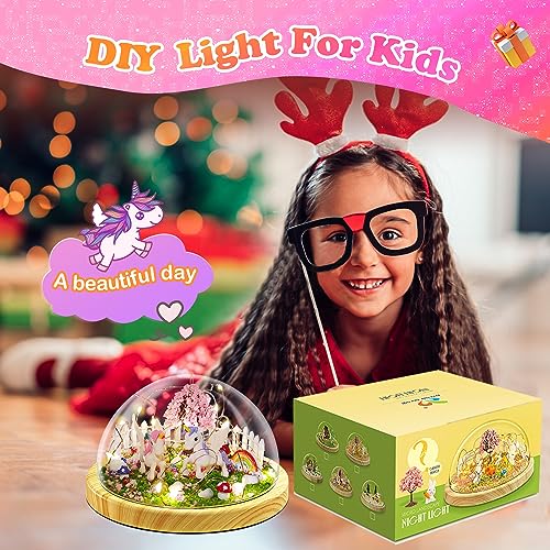 Make Your Own Night Light, Unicorn DIY Kits for Girls Creative Magic N –  WoodArtSupply